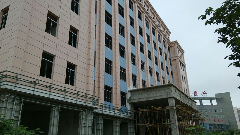 湖北天門環保局大樓、氟碳仿橘皮