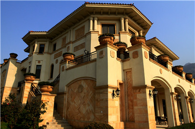 別墅外墻真石漆效果